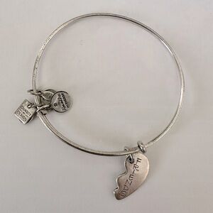 Alex and Ani Friend Heart Bangle Bracelet